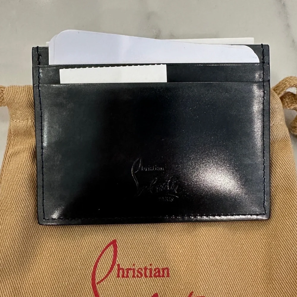 Christian Louboutin M Kios Leather Card Holder